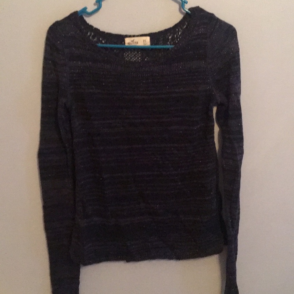 Sweater with lace back